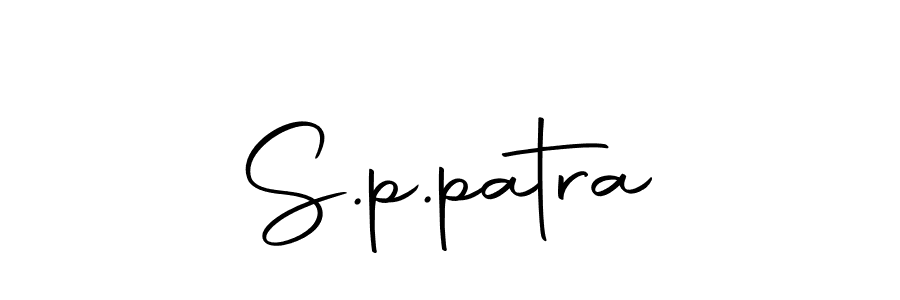 Design your own signature with our free online signature maker. With this signature software, you can create a handwritten (Autography-DOLnW) signature for name S.p.patra. S.p.patra signature style 10 images and pictures png