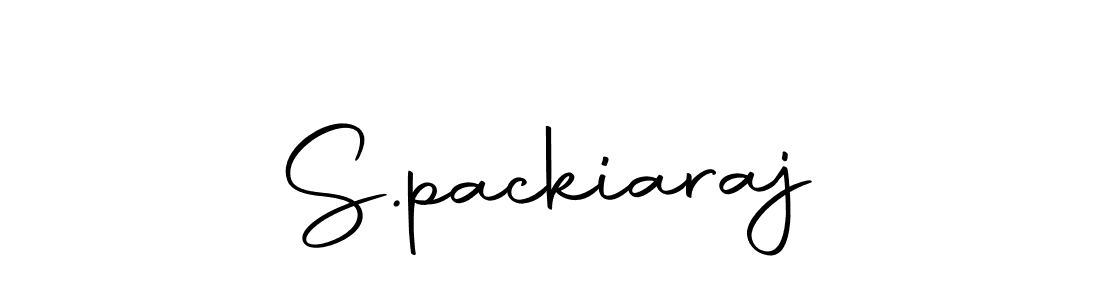 The best way (Autography-DOLnW) to make a short signature is to pick only two or three words in your name. The name S.packiaraj include a total of six letters. For converting this name. S.packiaraj signature style 10 images and pictures png