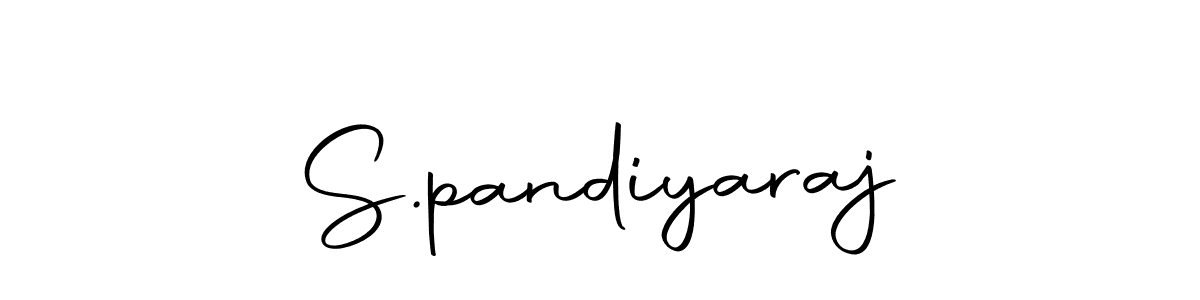 Create a beautiful signature design for name S.pandiyaraj. With this signature (Autography-DOLnW) fonts, you can make a handwritten signature for free. S.pandiyaraj signature style 10 images and pictures png