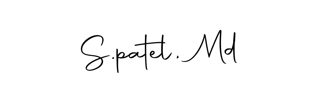 Design your own signature with our free online signature maker. With this signature software, you can create a handwritten (Autography-DOLnW) signature for name S.patel, Md. S.patel, Md signature style 10 images and pictures png