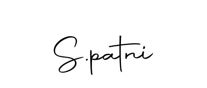 Design your own signature with our free online signature maker. With this signature software, you can create a handwritten (Autography-DOLnW) signature for name S.patni. S.patni signature style 10 images and pictures png