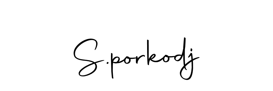 Here are the top 10 professional signature styles for the name S.porkodj. These are the best autograph styles you can use for your name. S.porkodj signature style 10 images and pictures png