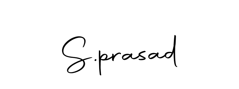 Make a beautiful signature design for name S.prasad. Use this online signature maker to create a handwritten signature for free. S.prasad signature style 10 images and pictures png