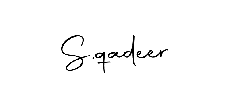 Here are the top 10 professional signature styles for the name S.qadeer. These are the best autograph styles you can use for your name. S.qadeer signature style 10 images and pictures png