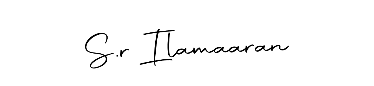 Design your own signature with our free online signature maker. With this signature software, you can create a handwritten (Autography-DOLnW) signature for name S.r Ilamaaran. S.r Ilamaaran signature style 10 images and pictures png