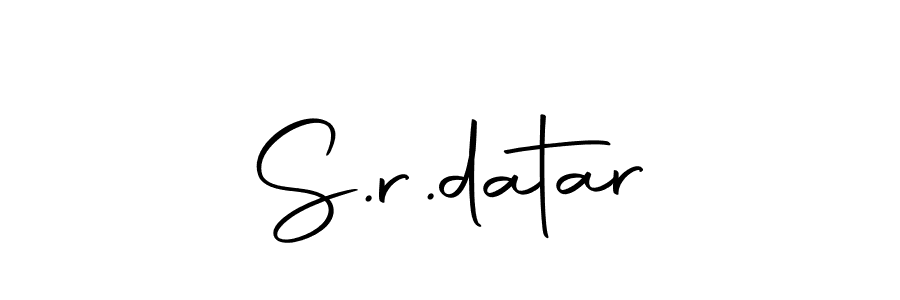 Use a signature maker to create a handwritten signature online. With this signature software, you can design (Autography-DOLnW) your own signature for name S.r.datar. S.r.datar signature style 10 images and pictures png
