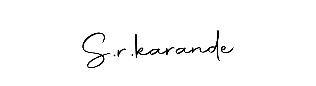 It looks lik you need a new signature style for name S.r.karande. Design unique handwritten (Autography-DOLnW) signature with our free signature maker in just a few clicks. S.r.karande signature style 10 images and pictures png