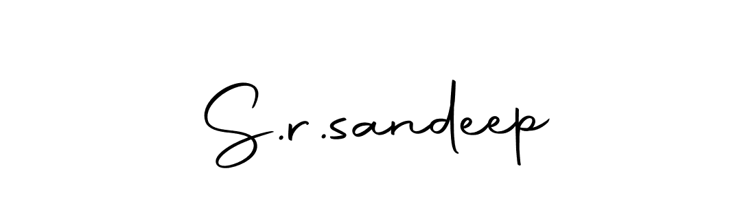 How to make S.r.sandeep signature? Autography-DOLnW is a professional autograph style. Create handwritten signature for S.r.sandeep name. S.r.sandeep signature style 10 images and pictures png