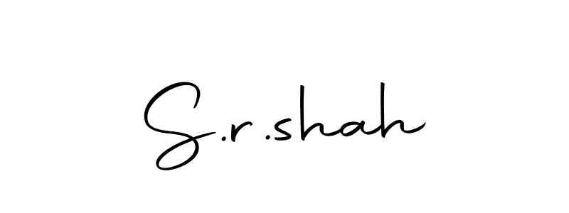 S.r.shah stylish signature style. Best Handwritten Sign (Autography-DOLnW) for my name. Handwritten Signature Collection Ideas for my name S.r.shah. S.r.shah signature style 10 images and pictures png