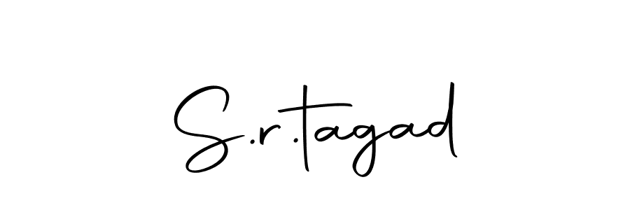 Design your own signature with our free online signature maker. With this signature software, you can create a handwritten (Autography-DOLnW) signature for name S.r.tagad. S.r.tagad signature style 10 images and pictures png