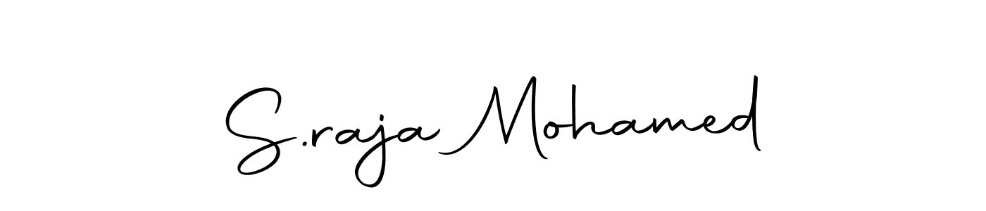 How to make S.raja Mohamed name signature. Use Autography-DOLnW style for creating short signs online. This is the latest handwritten sign. S.raja Mohamed signature style 10 images and pictures png