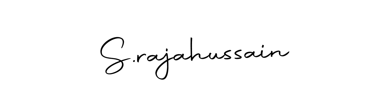 You should practise on your own different ways (Autography-DOLnW) to write your name (S.rajahussain) in signature. don't let someone else do it for you. S.rajahussain signature style 10 images and pictures png