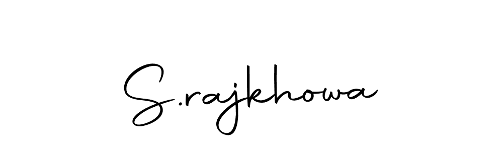 How to make S.rajkhowa name signature. Use Autography-DOLnW style for creating short signs online. This is the latest handwritten sign. S.rajkhowa signature style 10 images and pictures png