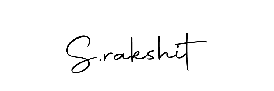 Use a signature maker to create a handwritten signature online. With this signature software, you can design (Autography-DOLnW) your own signature for name S.rakshit. S.rakshit signature style 10 images and pictures png