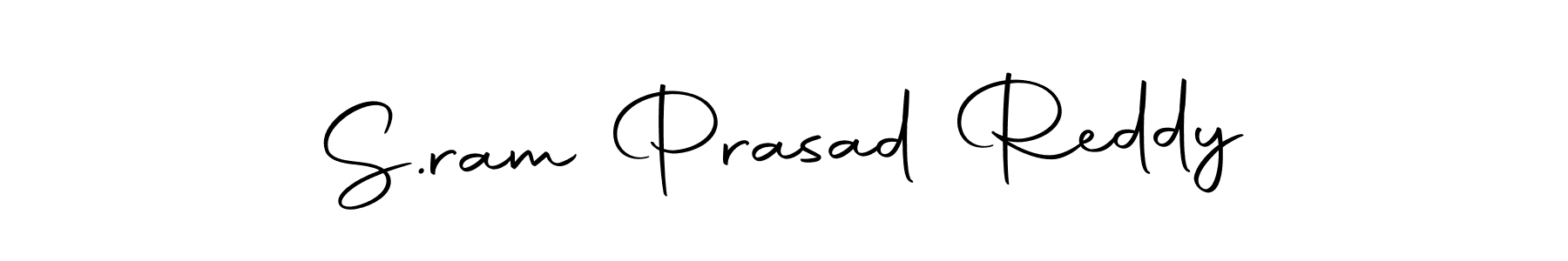 Create a beautiful signature design for name S.ram Prasad Reddy. With this signature (Autography-DOLnW) fonts, you can make a handwritten signature for free. S.ram Prasad Reddy signature style 10 images and pictures png