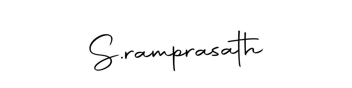 How to make S.ramprasath signature? Autography-DOLnW is a professional autograph style. Create handwritten signature for S.ramprasath name. S.ramprasath signature style 10 images and pictures png