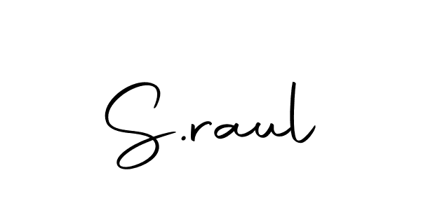 Make a beautiful signature design for name S.raul. With this signature (Autography-DOLnW) style, you can create a handwritten signature for free. S.raul signature style 10 images and pictures png