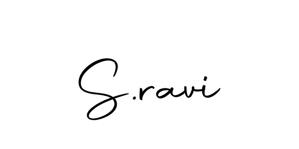 Design your own signature with our free online signature maker. With this signature software, you can create a handwritten (Autography-DOLnW) signature for name S.ravi. S.ravi signature style 10 images and pictures png