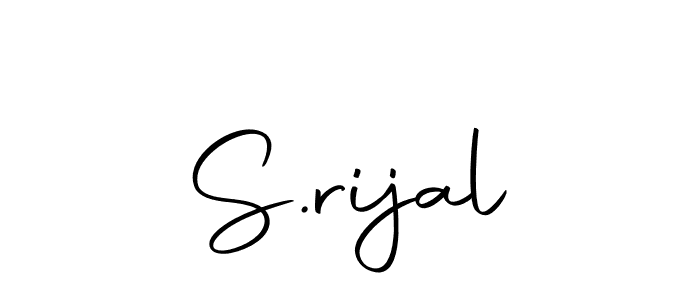 How to make S.rijal name signature. Use Autography-DOLnW style for creating short signs online. This is the latest handwritten sign. S.rijal signature style 10 images and pictures png