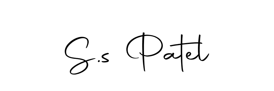 Make a beautiful signature design for name S.s Patel. Use this online signature maker to create a handwritten signature for free. S.s Patel signature style 10 images and pictures png