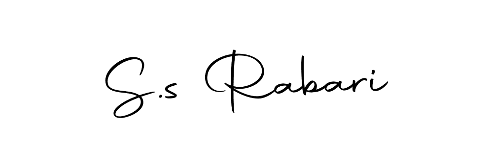 How to make S.s Rabari name signature. Use Autography-DOLnW style for creating short signs online. This is the latest handwritten sign. S.s Rabari signature style 10 images and pictures png