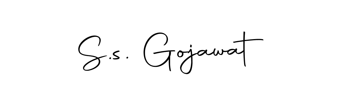 if you are searching for the best signature style for your name S.s. Gojawat. so please give up your signature search. here we have designed multiple signature styles  using Autography-DOLnW. S.s. Gojawat signature style 10 images and pictures png