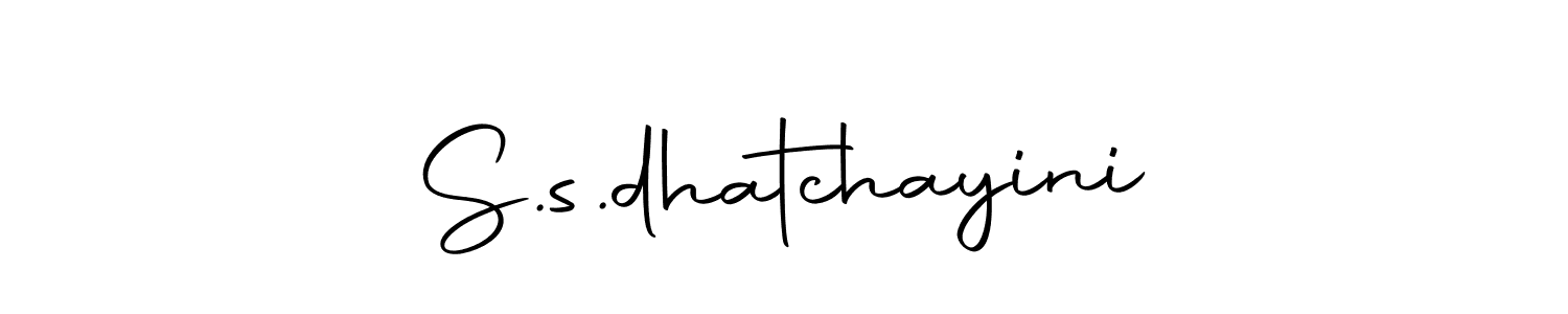 Make a beautiful signature design for name S.s.dhatchayini. Use this online signature maker to create a handwritten signature for free. S.s.dhatchayini signature style 10 images and pictures png