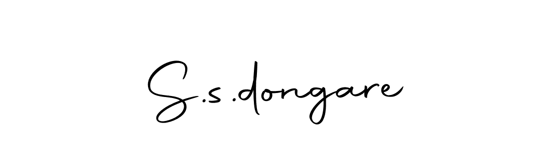 Make a beautiful signature design for name S.s.dongare. With this signature (Autography-DOLnW) style, you can create a handwritten signature for free. S.s.dongare signature style 10 images and pictures png