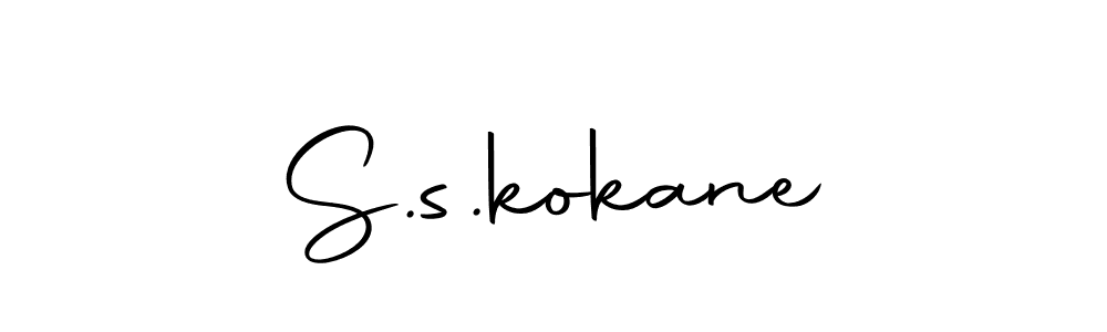 if you are searching for the best signature style for your name S.s.kokane. so please give up your signature search. here we have designed multiple signature styles  using Autography-DOLnW. S.s.kokane signature style 10 images and pictures png
