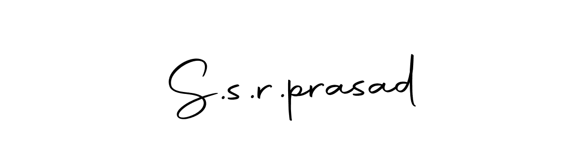 How to make S.s.r.prasad name signature. Use Autography-DOLnW style for creating short signs online. This is the latest handwritten sign. S.s.r.prasad signature style 10 images and pictures png