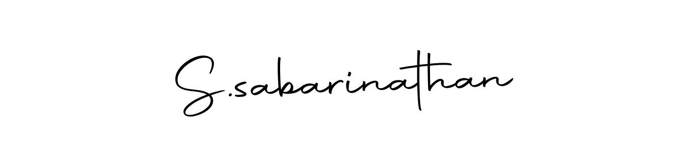 Make a beautiful signature design for name S.sabarinathan. With this signature (Autography-DOLnW) style, you can create a handwritten signature for free. S.sabarinathan signature style 10 images and pictures png