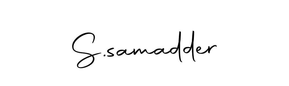 How to Draw S.samadder signature style? Autography-DOLnW is a latest design signature styles for name S.samadder. S.samadder signature style 10 images and pictures png