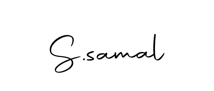 Make a beautiful signature design for name S.samal. Use this online signature maker to create a handwritten signature for free. S.samal signature style 10 images and pictures png