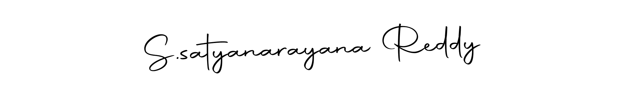 S.satyanarayana Reddy stylish signature style. Best Handwritten Sign (Autography-DOLnW) for my name. Handwritten Signature Collection Ideas for my name S.satyanarayana Reddy. S.satyanarayana Reddy signature style 10 images and pictures png