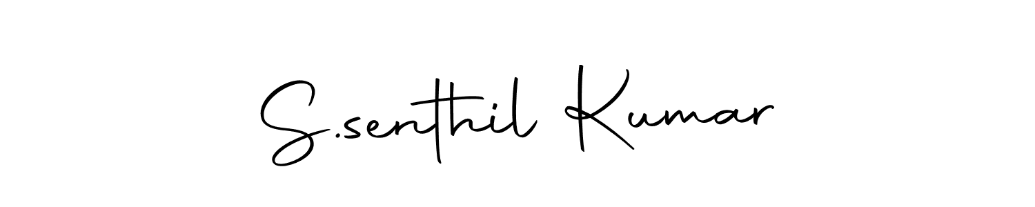 You can use this online signature creator to create a handwritten signature for the name S.senthil Kumar. This is the best online autograph maker. S.senthil Kumar signature style 10 images and pictures png