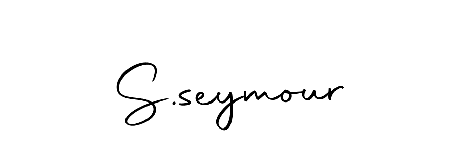 The best way (Autography-DOLnW) to make a short signature is to pick only two or three words in your name. The name S.seymour include a total of six letters. For converting this name. S.seymour signature style 10 images and pictures png