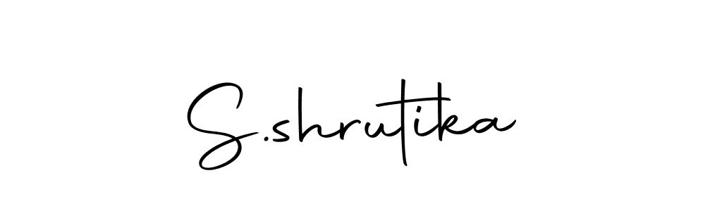 Make a beautiful signature design for name S.shrutika. With this signature (Autography-DOLnW) style, you can create a handwritten signature for free. S.shrutika signature style 10 images and pictures png