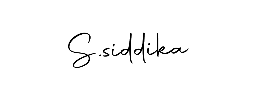 Make a beautiful signature design for name S.siddika. With this signature (Autography-DOLnW) style, you can create a handwritten signature for free. S.siddika signature style 10 images and pictures png