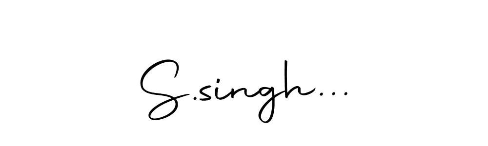 Once you've used our free online signature maker to create your best signature Autography-DOLnW style, it's time to enjoy all of the benefits that S.singh... name signing documents. S.singh... signature style 10 images and pictures png