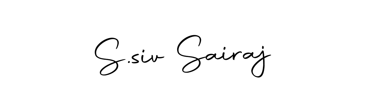 You can use this online signature creator to create a handwritten signature for the name S.siv Sairaj. This is the best online autograph maker. S.siv Sairaj signature style 10 images and pictures png