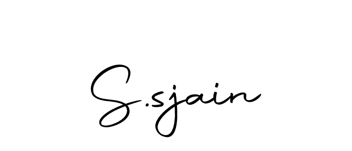 Make a beautiful signature design for name S.sjain. With this signature (Autography-DOLnW) style, you can create a handwritten signature for free. S.sjain signature style 10 images and pictures png