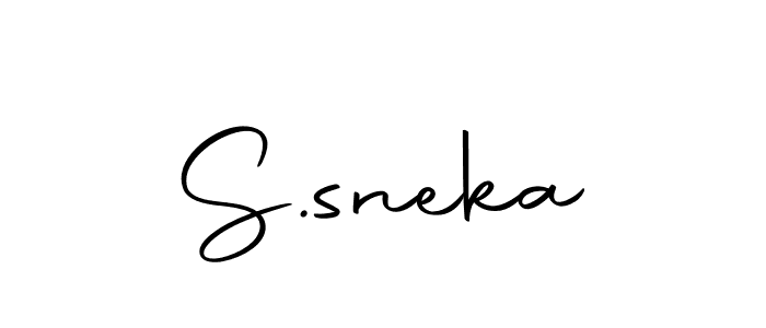 Make a beautiful signature design for name S.sneka. Use this online signature maker to create a handwritten signature for free. S.sneka signature style 10 images and pictures png