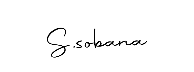 Use a signature maker to create a handwritten signature online. With this signature software, you can design (Autography-DOLnW) your own signature for name S.sobana. S.sobana signature style 10 images and pictures png