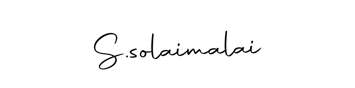 Make a beautiful signature design for name S.solaimalai. Use this online signature maker to create a handwritten signature for free. S.solaimalai signature style 10 images and pictures png