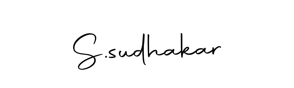 Use a signature maker to create a handwritten signature online. With this signature software, you can design (Autography-DOLnW) your own signature for name S.sudhakar. S.sudhakar signature style 10 images and pictures png