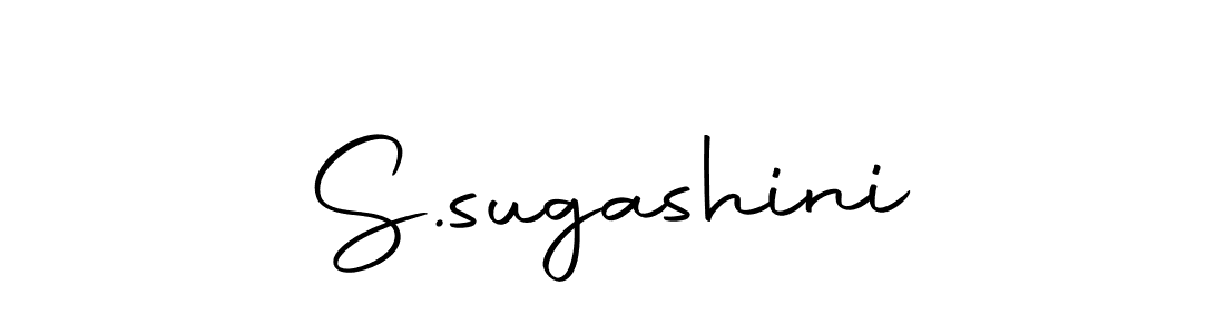 How to make S.sugashini name signature. Use Autography-DOLnW style for creating short signs online. This is the latest handwritten sign. S.sugashini signature style 10 images and pictures png