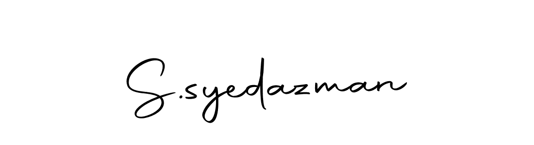 Design your own signature with our free online signature maker. With this signature software, you can create a handwritten (Autography-DOLnW) signature for name S.syedazman. S.syedazman signature style 10 images and pictures png