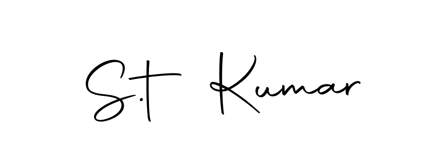 Make a beautiful signature design for name S.t Kumar. Use this online signature maker to create a handwritten signature for free. S.t Kumar signature style 10 images and pictures png