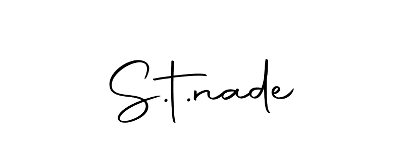 It looks lik you need a new signature style for name S.t.nade. Design unique handwritten (Autography-DOLnW) signature with our free signature maker in just a few clicks. S.t.nade signature style 10 images and pictures png