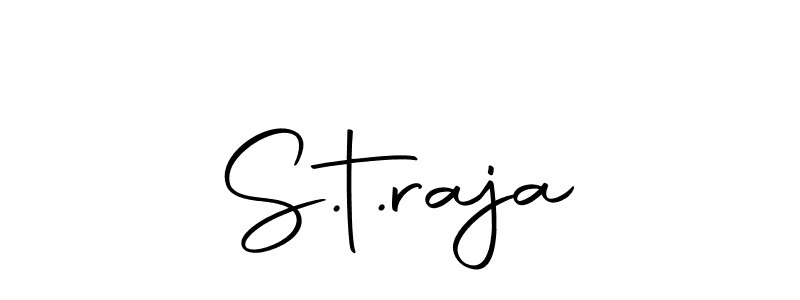 How to Draw S.t.raja signature style? Autography-DOLnW is a latest design signature styles for name S.t.raja. S.t.raja signature style 10 images and pictures png